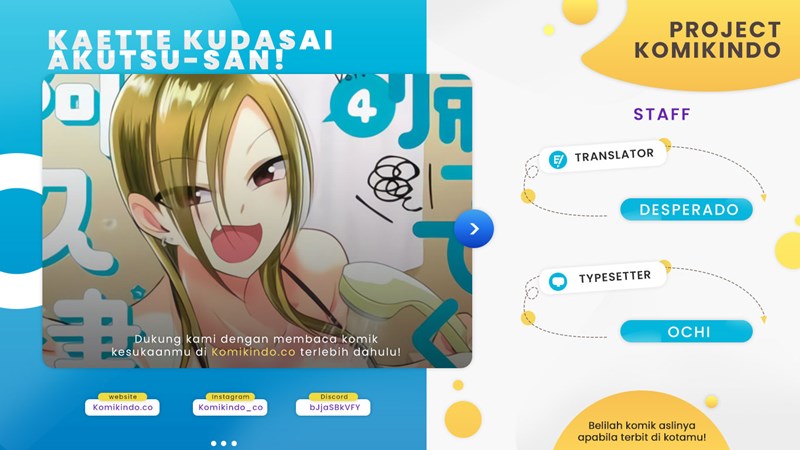 Baca Komik Please Go Home, Akutsu-san! Chapter 94 Gambar 1