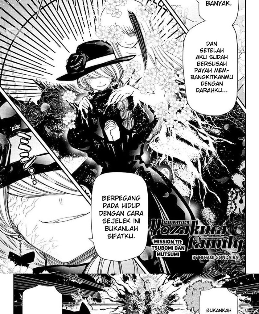 Baca Manga Mission: Yozakura Family Chapter 111 Gambar 2