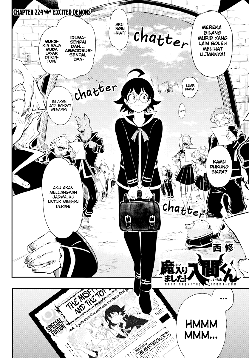 Baca Manga Mairimashita! Iruma-kun Chapter 224 Gambar 2