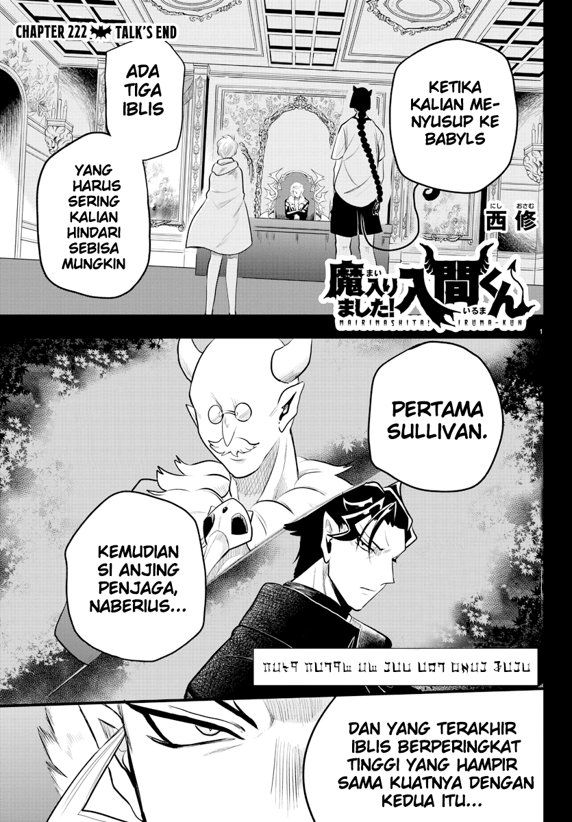 Baca Komik Mairimashita! Iruma-kun Chapter 222 Gambar 1