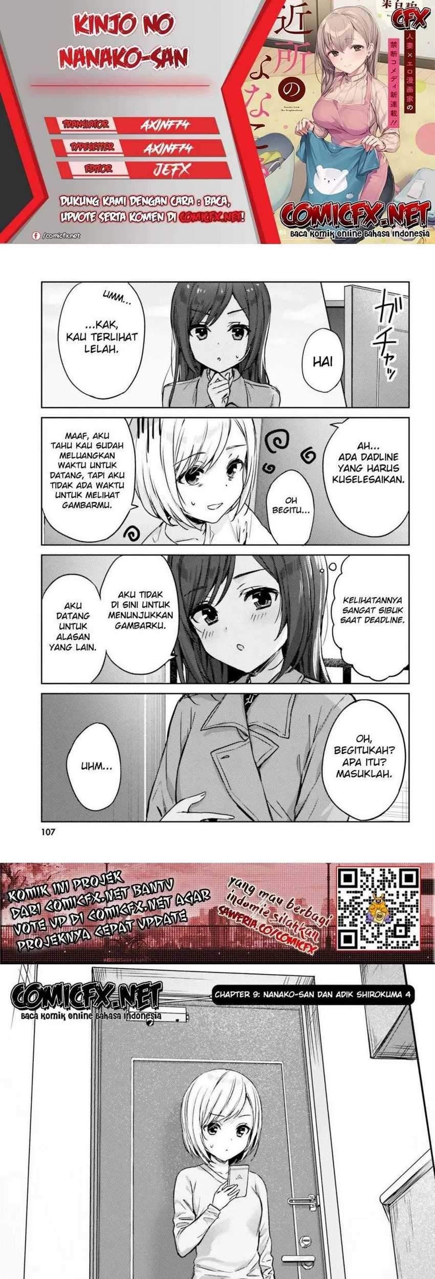 Baca Komik Kinjo no Nanako-san Chapter 09 Gambar 1