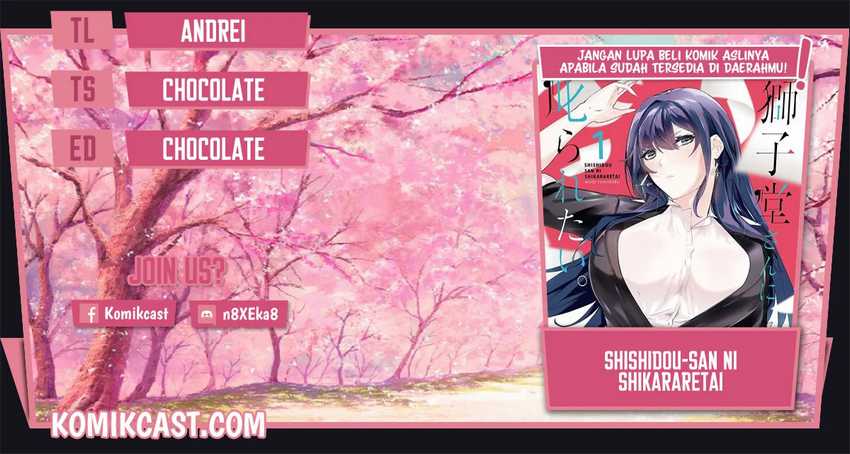 Baca Komik Shishidou-san ni Shikararetai Chapter 16 Gambar 1