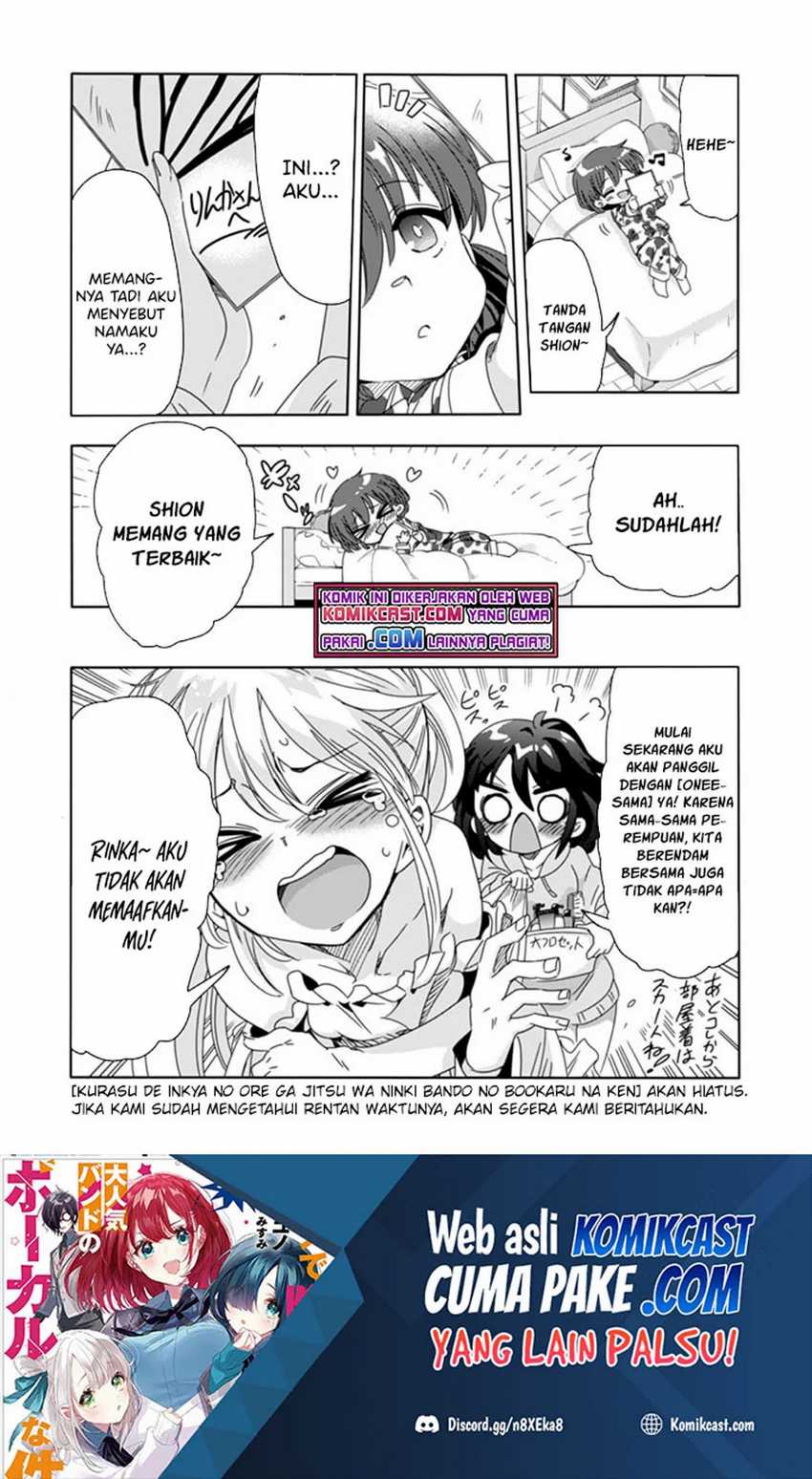 Class de Inkya no Ore ga Jitsu wa Daininki Band no Vocal na Ken Chapter 08 Gambar 17