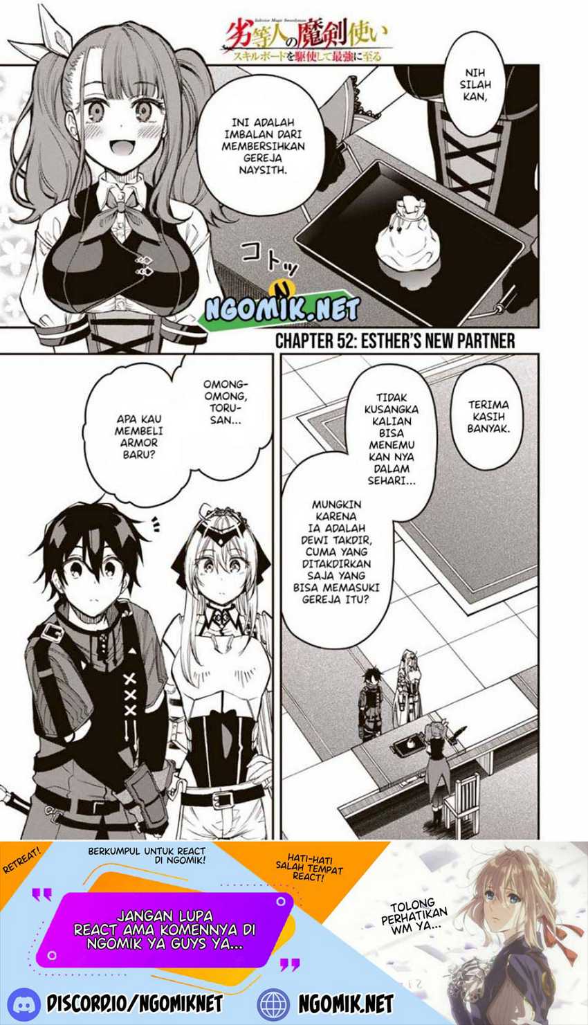 Baca Manga The Reincarnated Inferior Magic Swordsman Chapter 52 Gambar 2