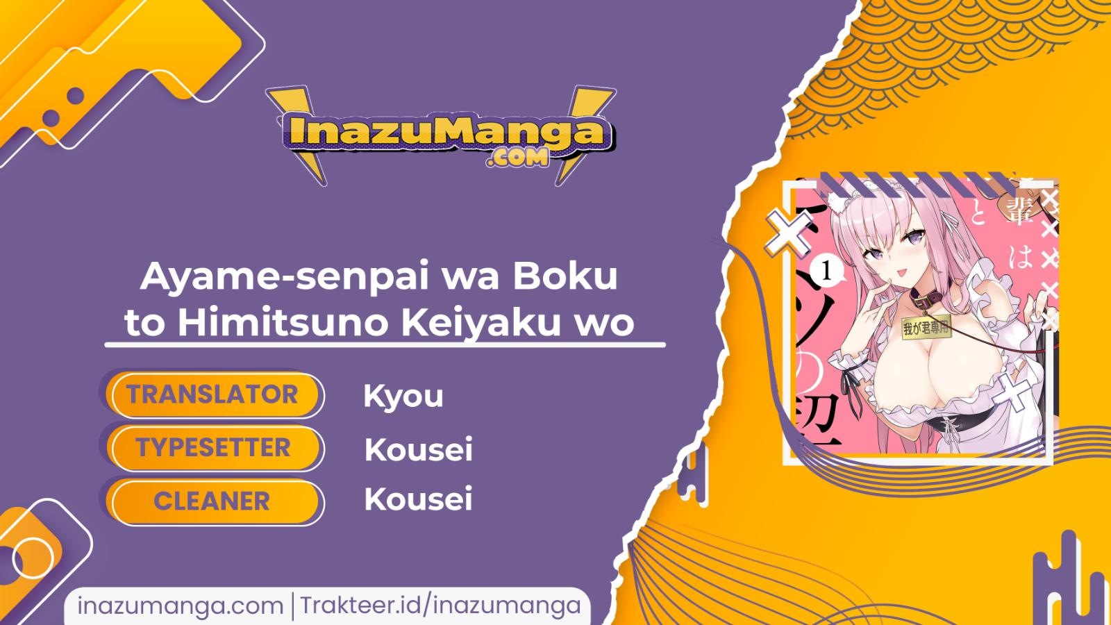 Baca Manga Ayame-senpai wa Boku to Himitsuno Keiyaku wo Chapter 03 Gambar 2