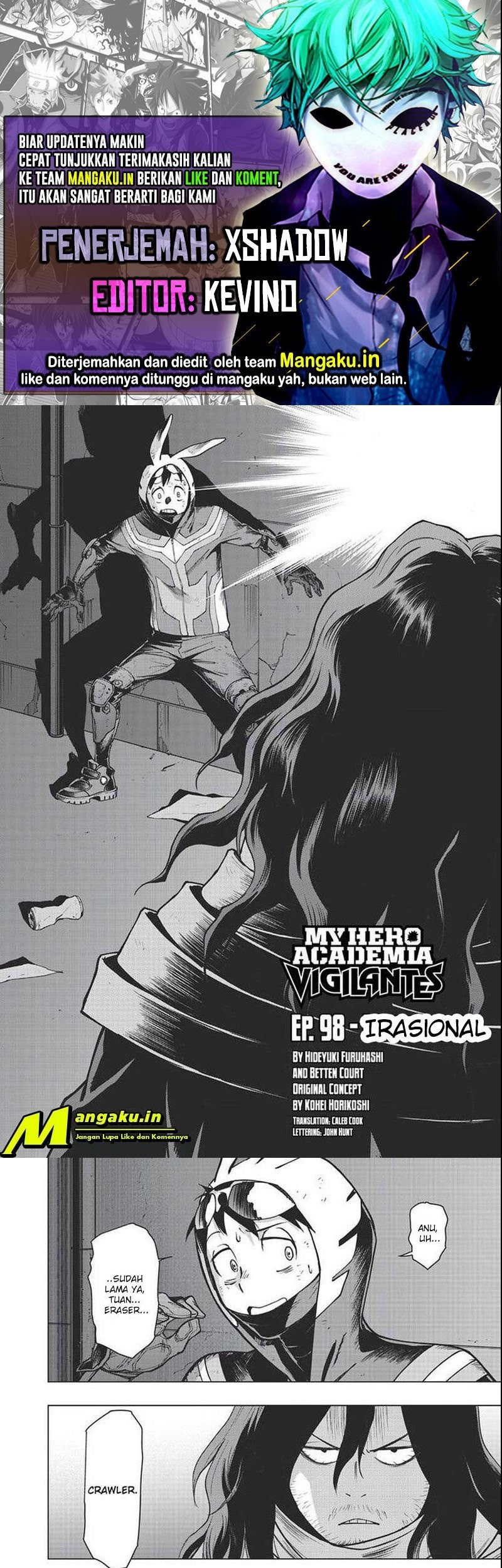 Baca Komik Vigilante: Boku no Hero Academia Illegal Chapter 98 Gambar 1