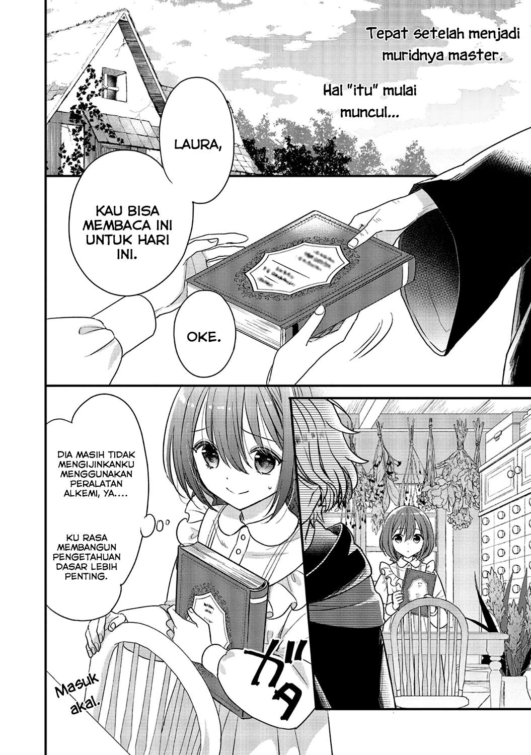Yuusha-sama no Osananajimi to iu Shokugyou no Make Heroine ni Tensei shita no de, Chougoushi ni Job Change shimasu. Chapter 04 Gambar 3