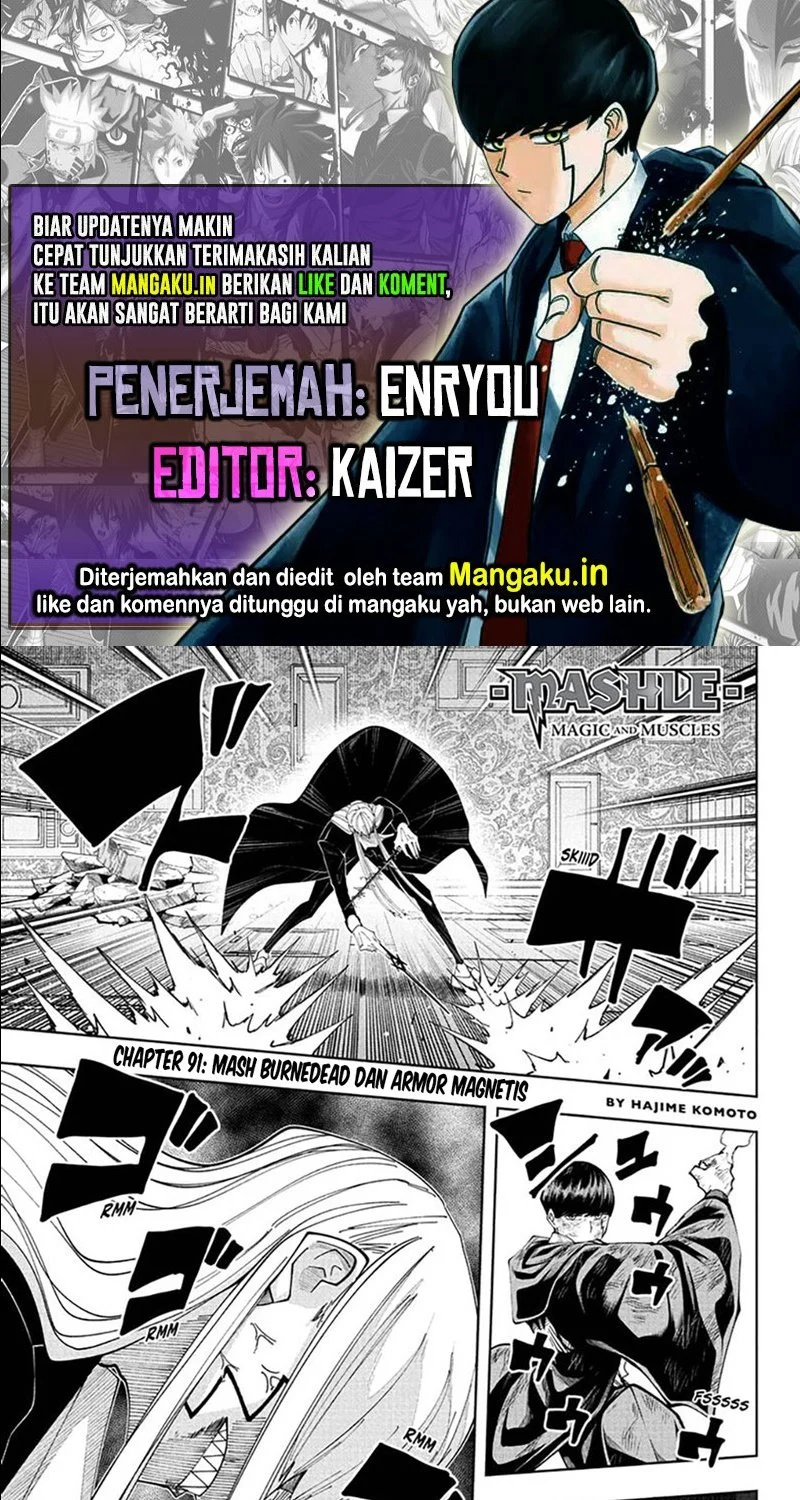 Baca Komik Mashle: Magic and Muscles Chapter 91 Gambar 1
