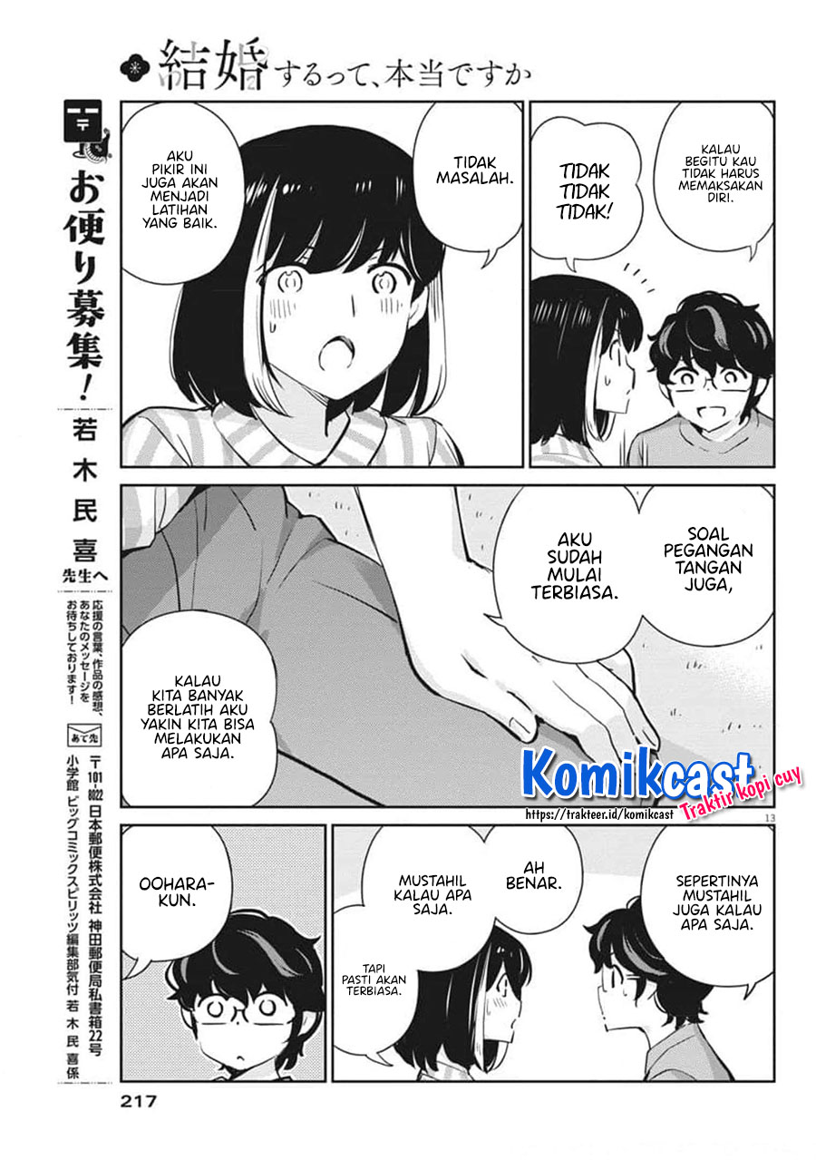 Kekkon Surutte, Hontou Desu Ka? Chapter 61 Gambar 15