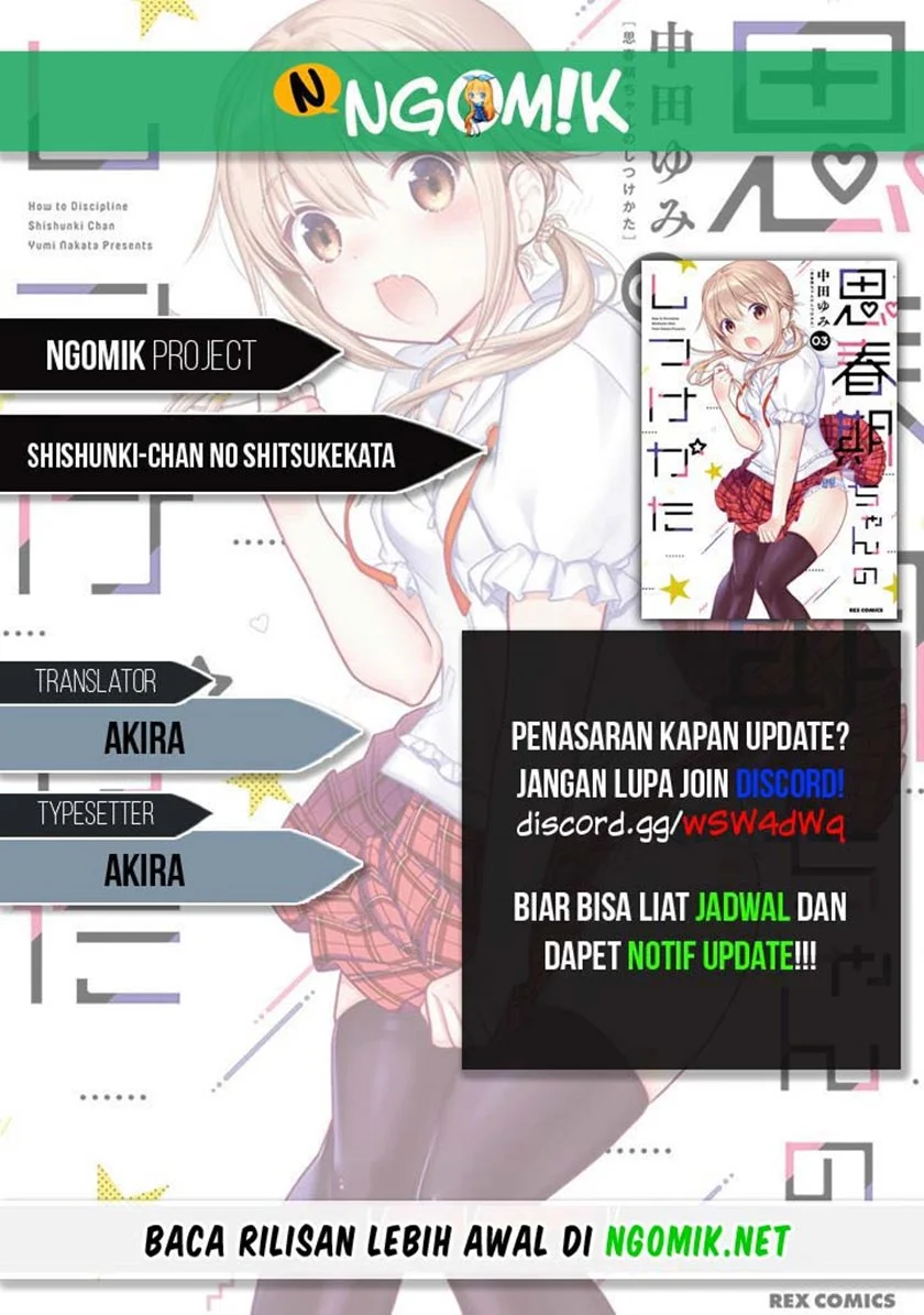 Baca Komik Shishunki-chan no Shitsukekata Chapter 17 Gambar 1