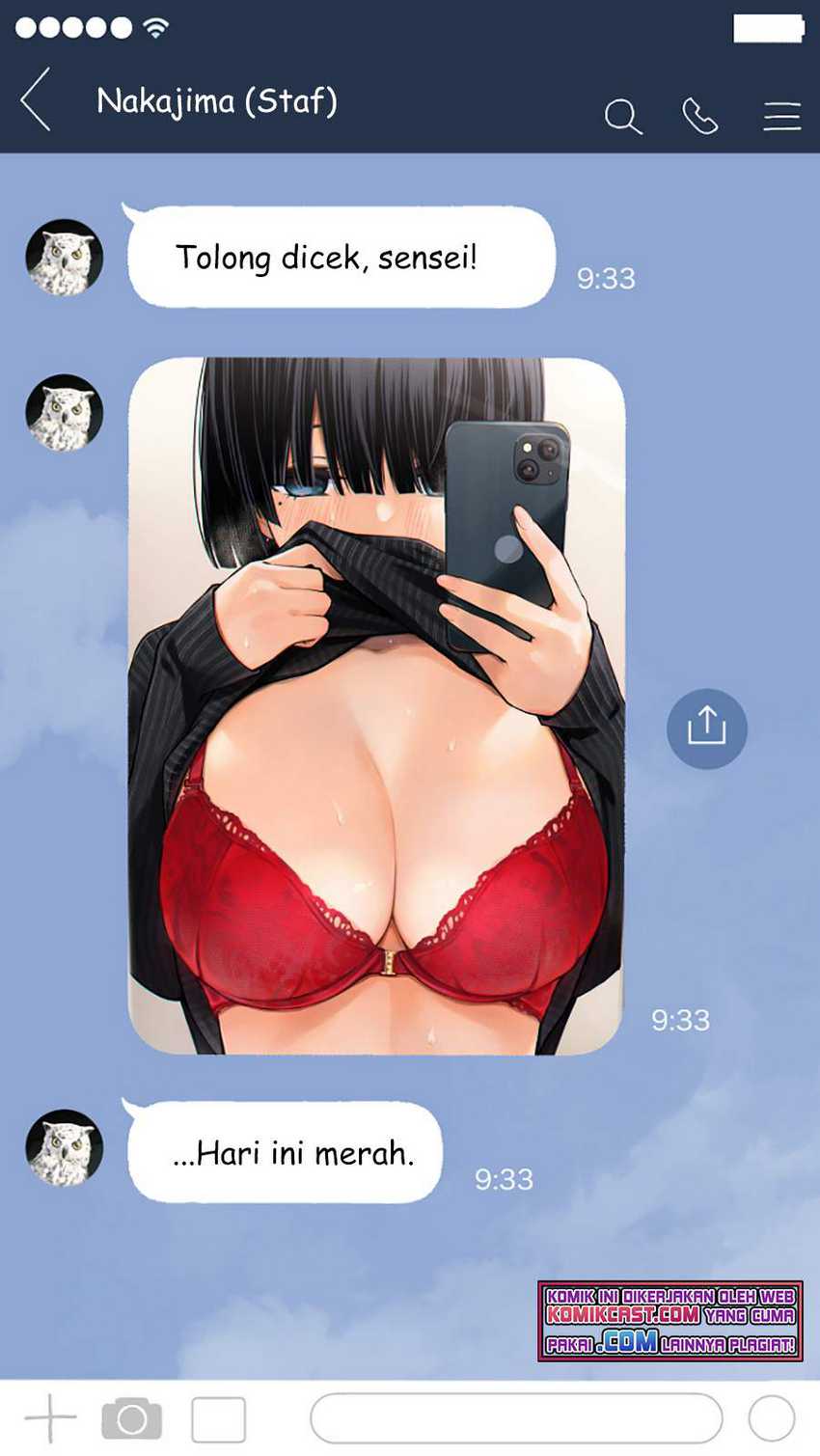 The Kouhai Who Reports the Color of Her Underwear to Me Every Morning for Some Reason Chapter 22 Gambar 3