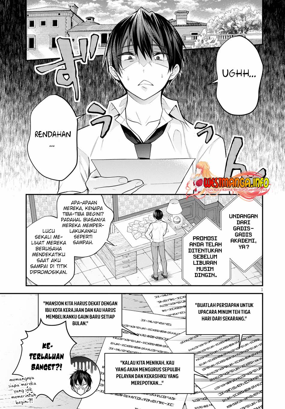 Otome Game Sekai wa Mob ni Kibishii Sekai Desu Chapter 39 Gambar 4