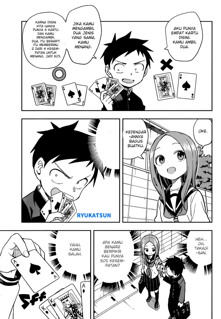 Karakai Jouzu no Takagi-san Chapter 148 Gambar 8
