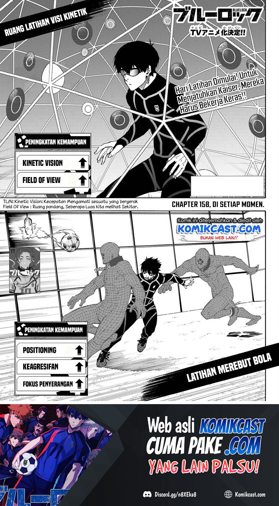 Manga Blue Lock Chapter 158 gambar nomor 2