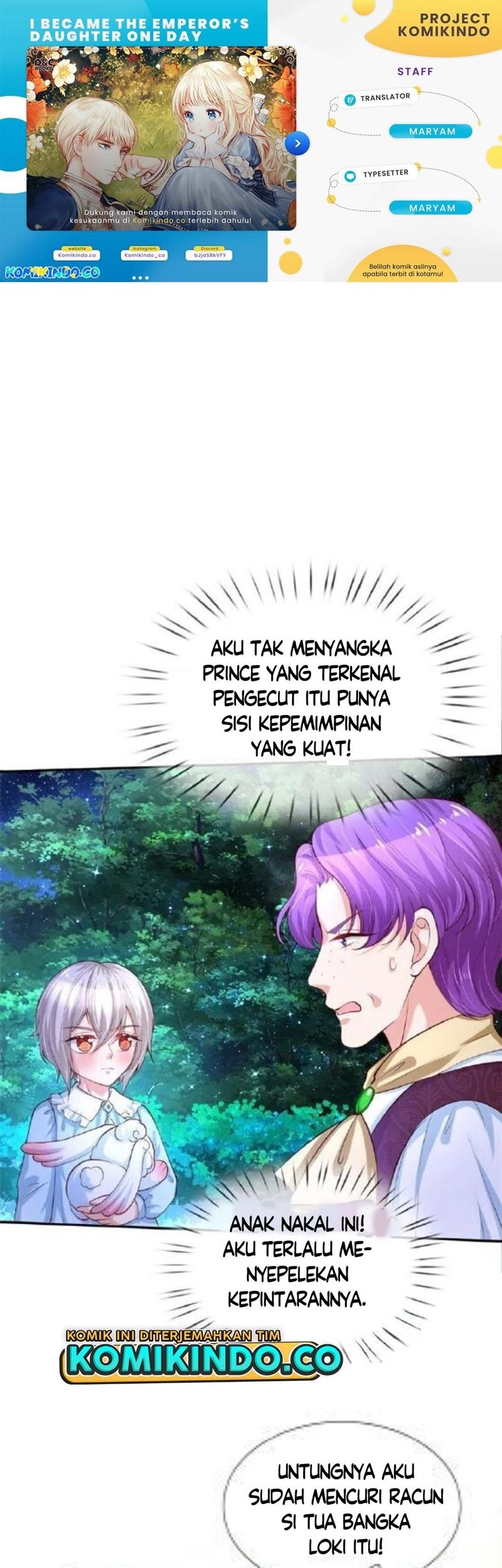 Baca Komik I Became The Emperor’s Daughter One Day Chapter 113 Gambar 1