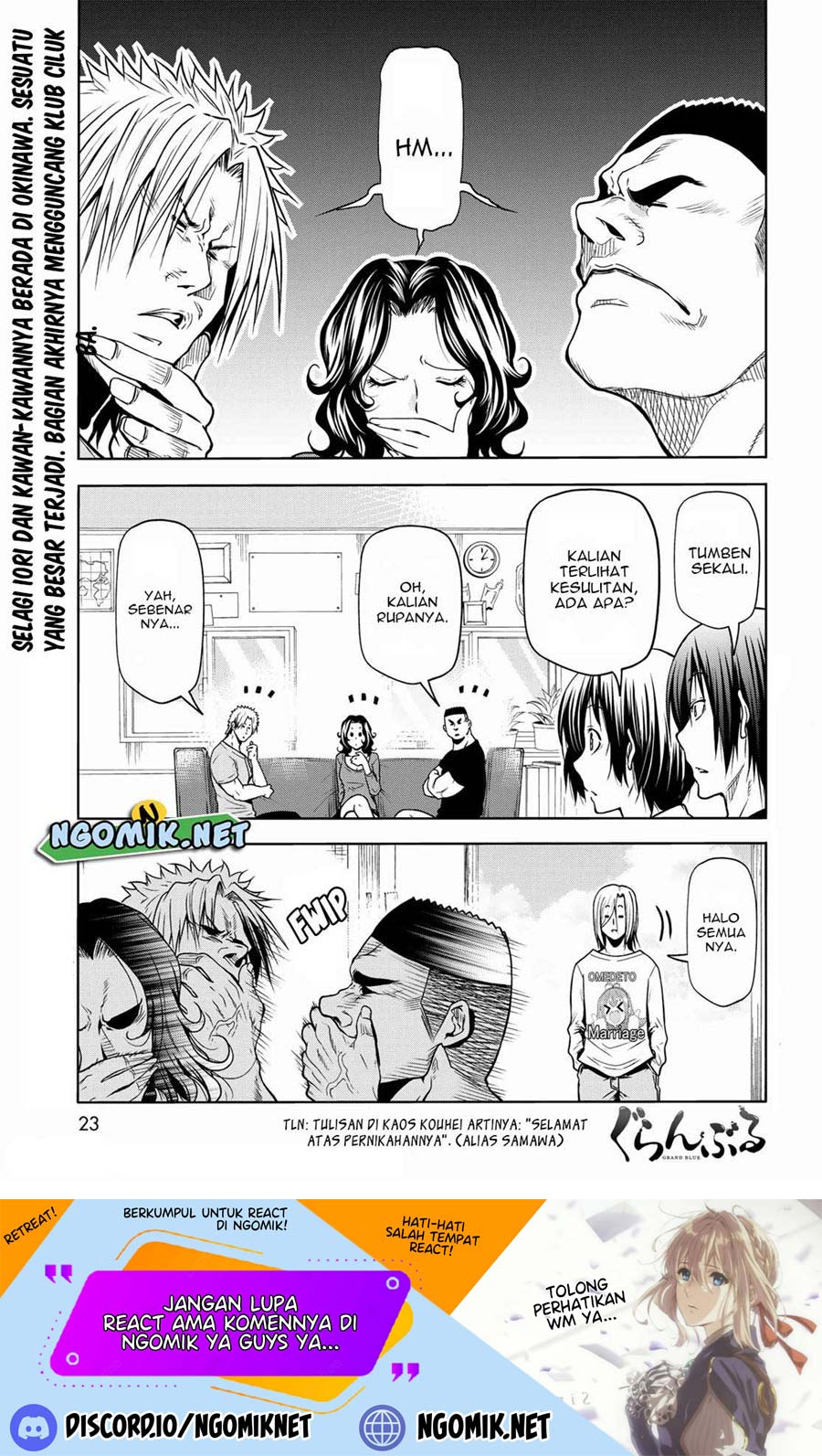 Baca Manga Grand Blue Chapter 72 Gambar 2