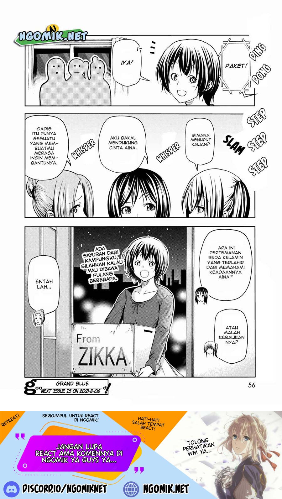 Grand Blue Chapter 72 Gambar 35