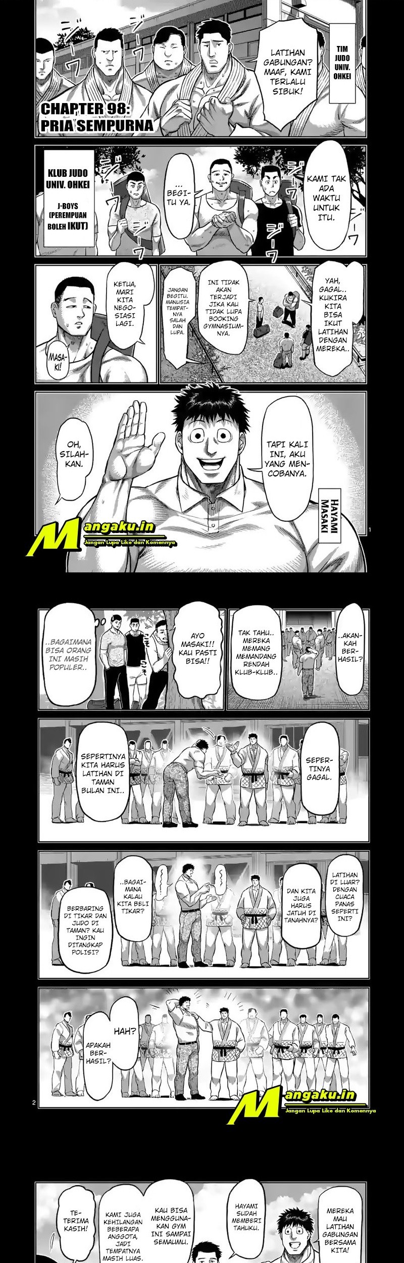 Baca Manga Kengan Omega Chapter 98 Gambar 2