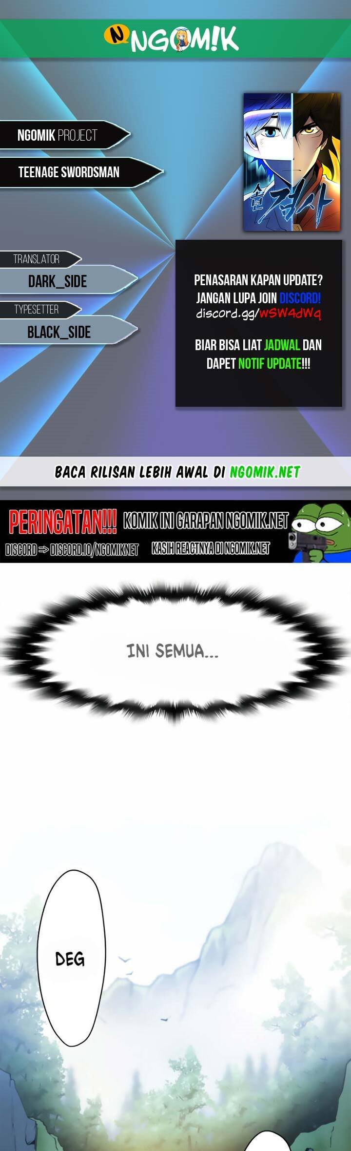 Baca Komik Teenage Swordsman Chapter 02 Gambar 1