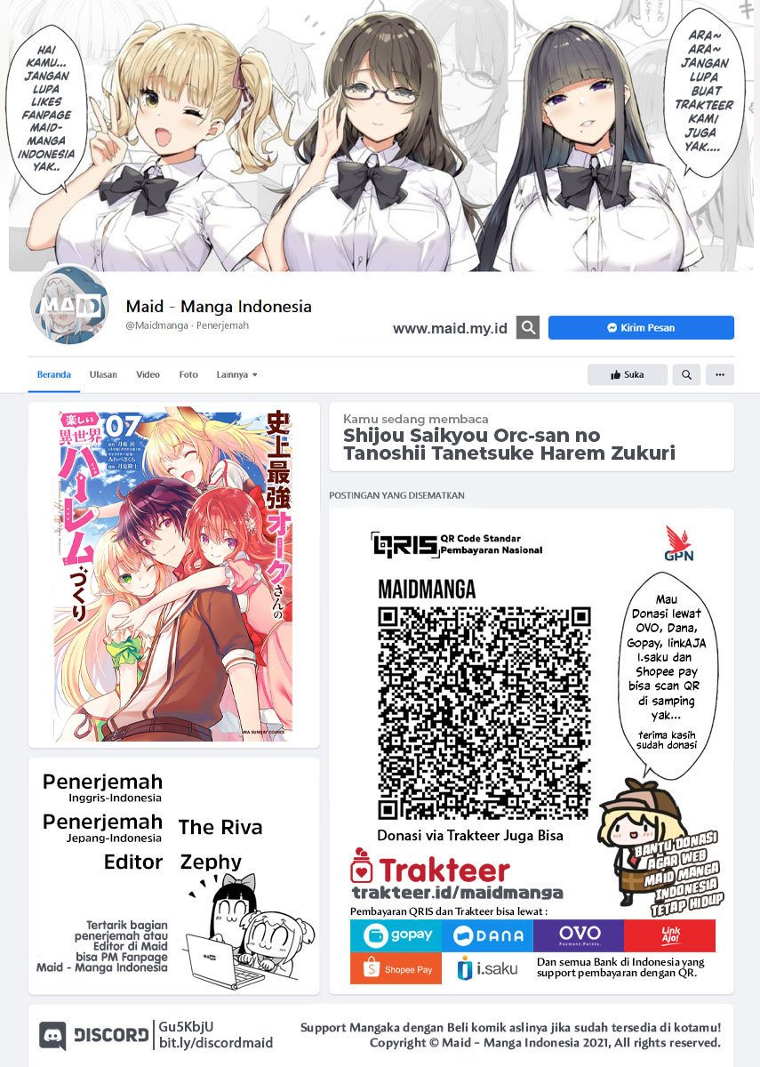 Baca Manga Shijou Saikyou Orc-san no Tanoshii Tanetsuke Harem Zukuri Chapter 76 Gambar 2