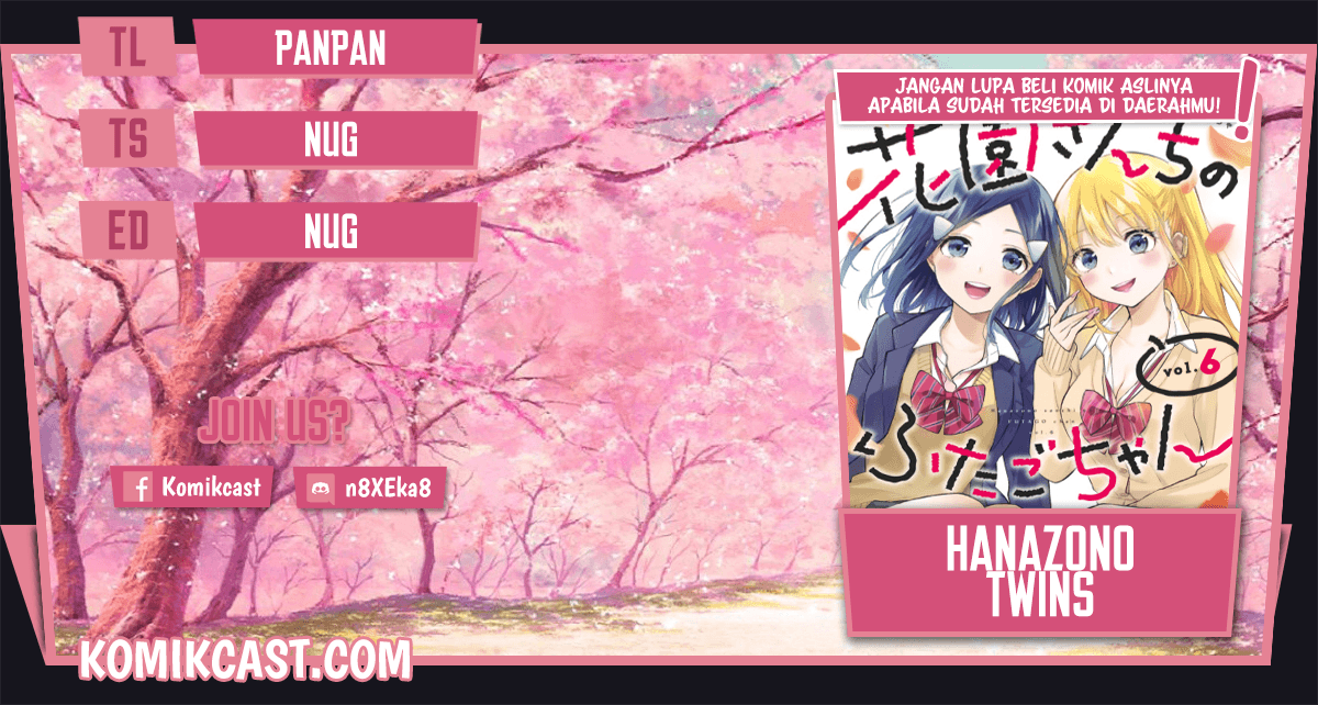 Komik Hanazono Twins Chapter 63 gambar nomor 1