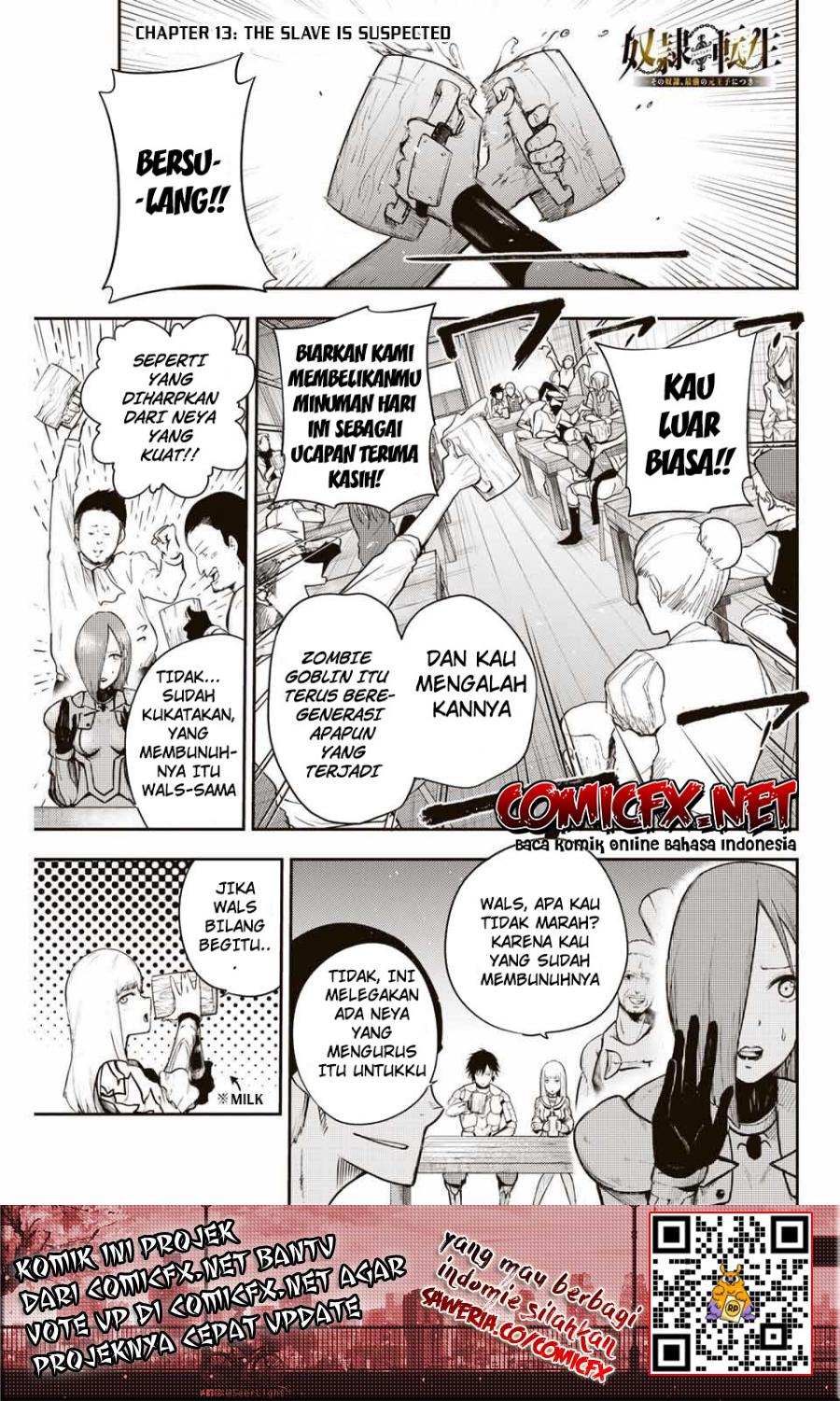 Baca Manga Dorei Tensei: Sono Dorei, Saikyou no Moto Ouji ni Tsuki Chapter 13 Gambar 2