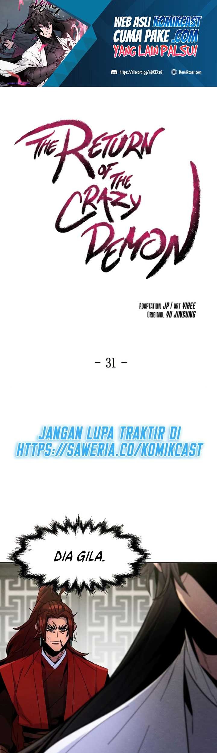 Baca Manhwa Return of the Mad Demon Chapter 31 Gambar 2