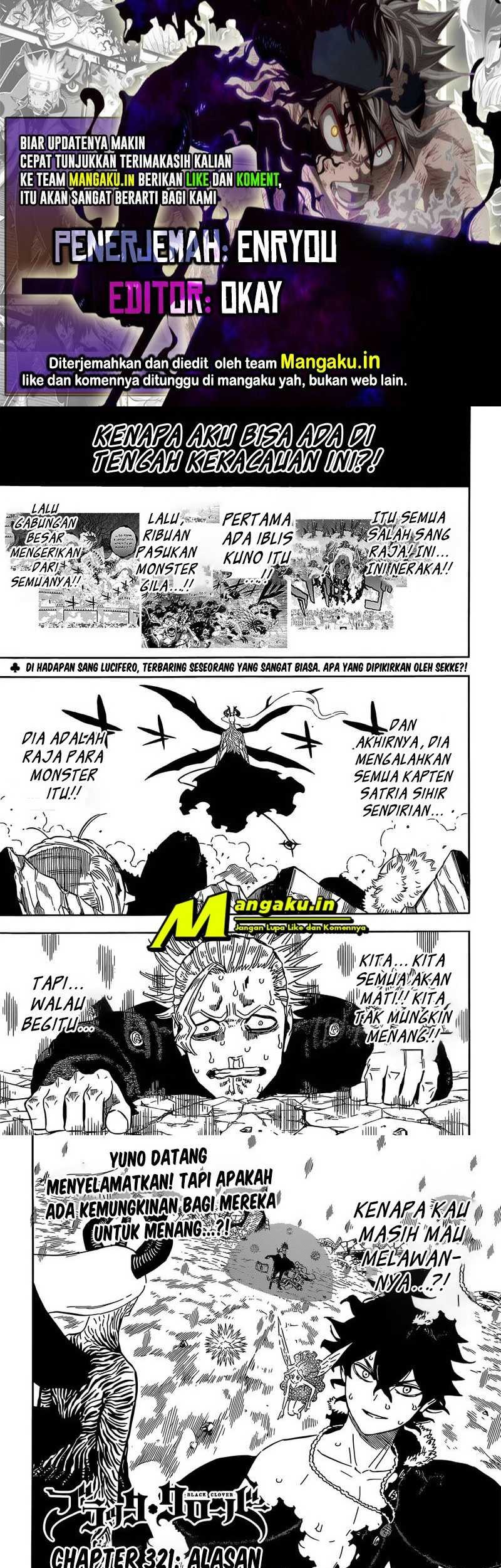 Baca Komik Black Clover Chapter 321 Gambar 1