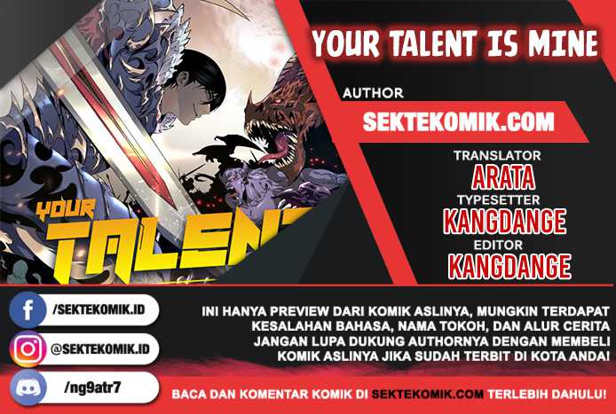Baca Komik Your Talent is Mine Chapter 20 Gambar 1