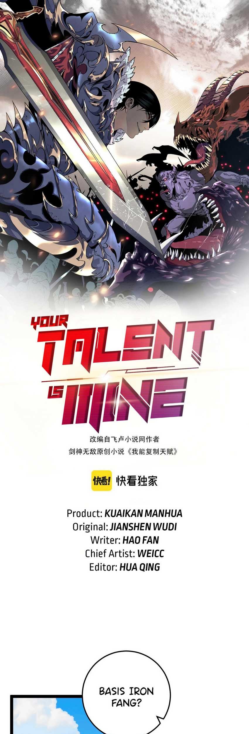 Baca Manhua Your Talent is Mine Chapter 20 Gambar 2