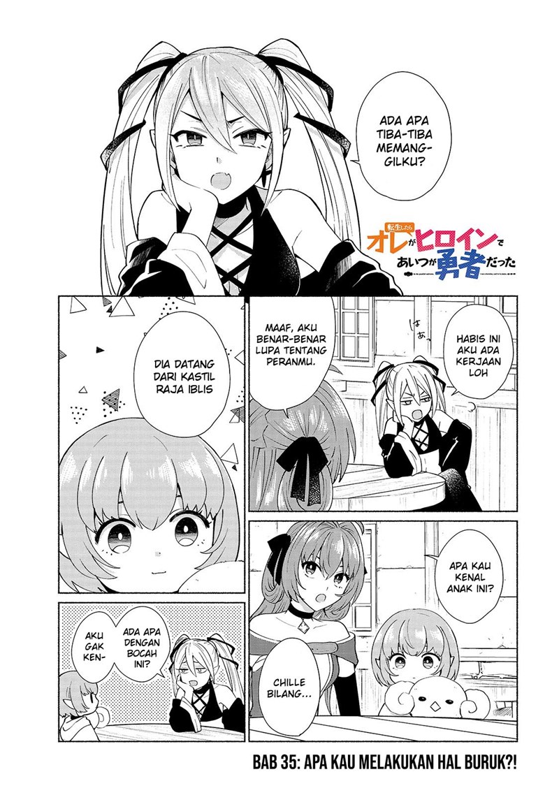Baca Manga When I Was Reincarnated in Another World, I Was a Heroine and He Was a Hero Chapter 35 Gambar 2