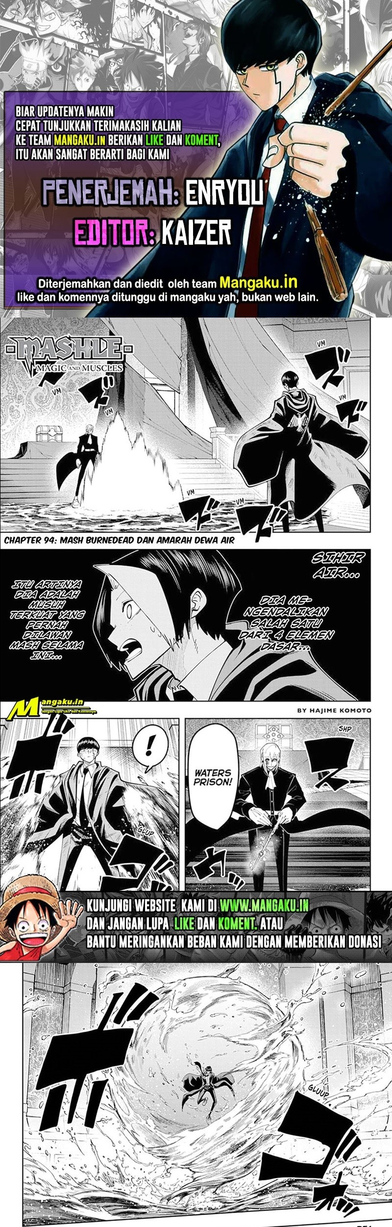 Baca Komik Mashle: Magic and Muscles Chapter 94 Gambar 1