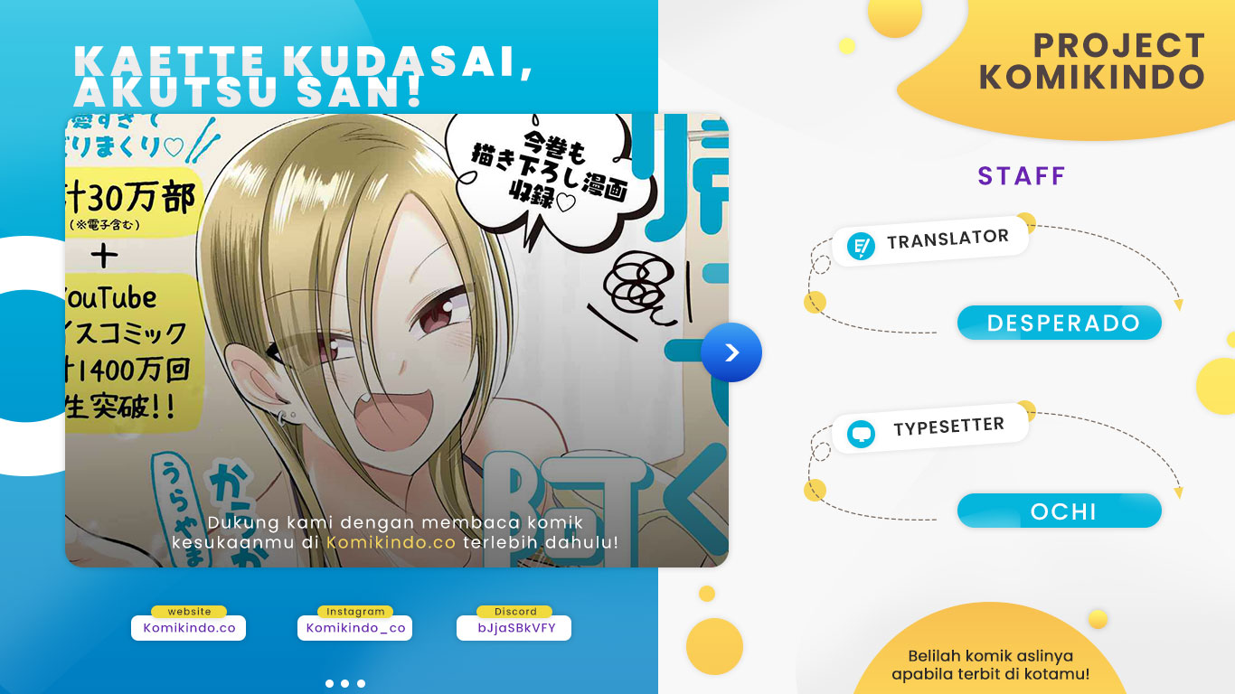 Baca Komik Please Go Home, Akutsu-san! Chapter 98 Gambar 1