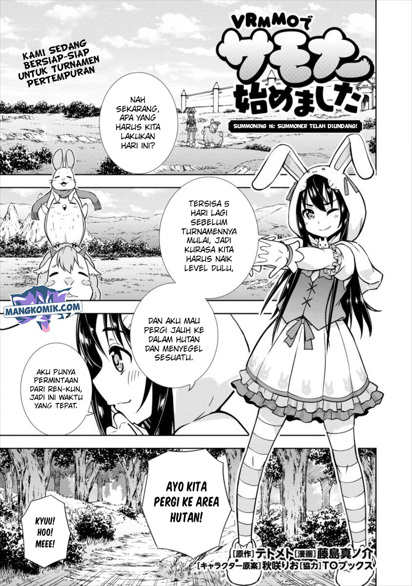 Baca Manga VRMMO Summoner Hajimemashita Chapter 16 Gambar 2