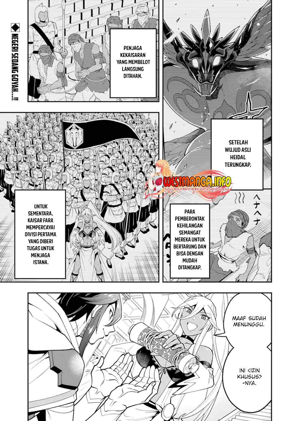 Baca Manga Kouryakuhon o Kushi Suru Saikyou no Mahoutsukai ~”meirei sa sero” to wa Iwa Senai Oreryuu Mao Tobatsu Saizen Ruuto ~ Chapter 28 Gambar 2