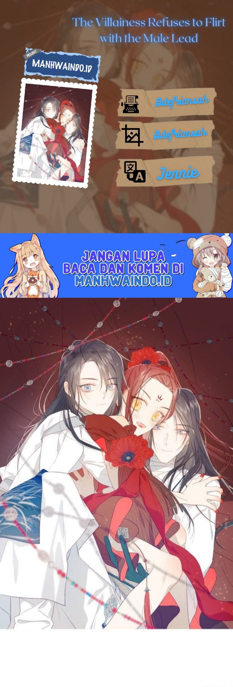 Baca Komik The Villainess Refuses to Flirt with the Male Lead Chapter 37 Gambar 1