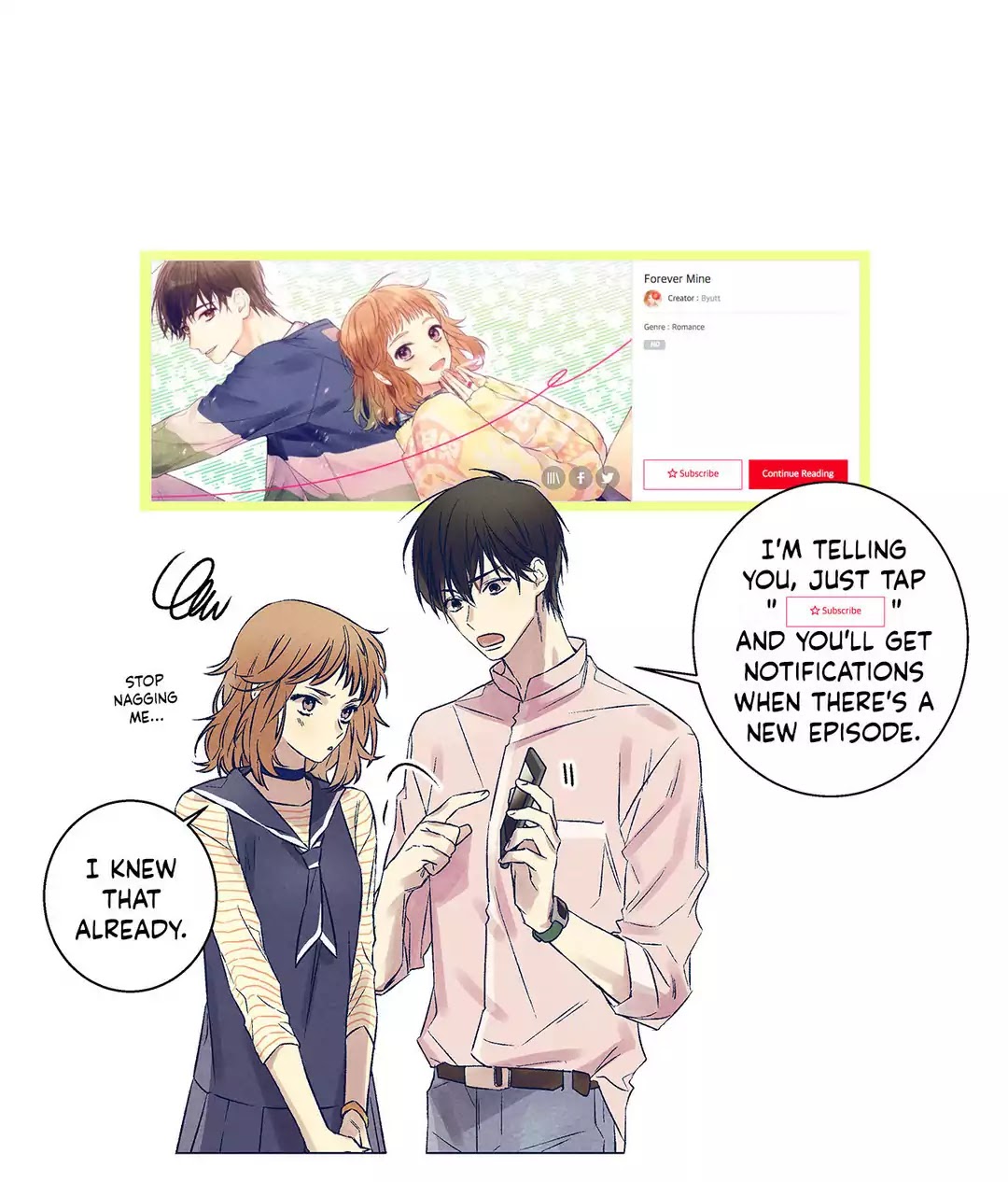Forever Mine Chapter 68 Gambar 46