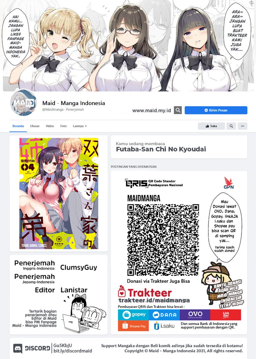 Baca Manga Futaba-san Chi no Kyoudai Chapter 37 Gambar 2