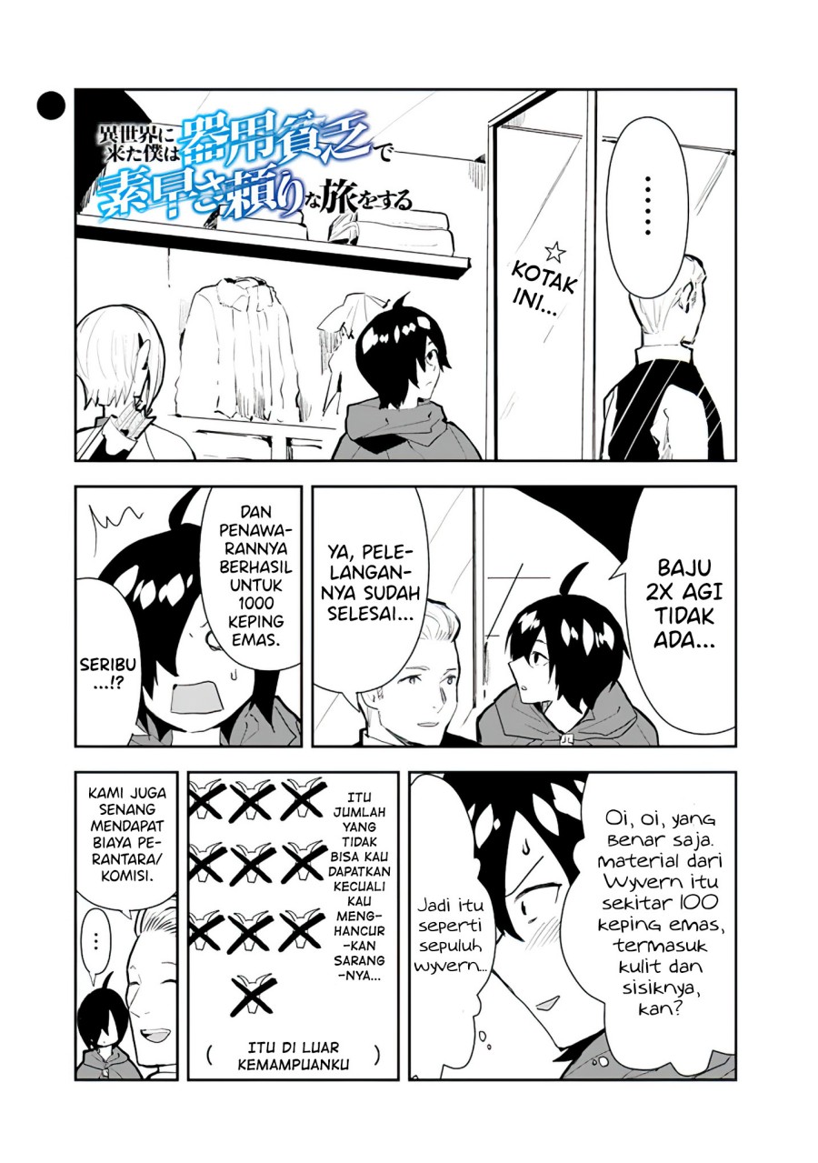 Baca Manga Isekai ni Kita Boku wa Kiyoubinbode Subaya-sa Tayorina Tabi o Suru Chapter 34 Gambar 2