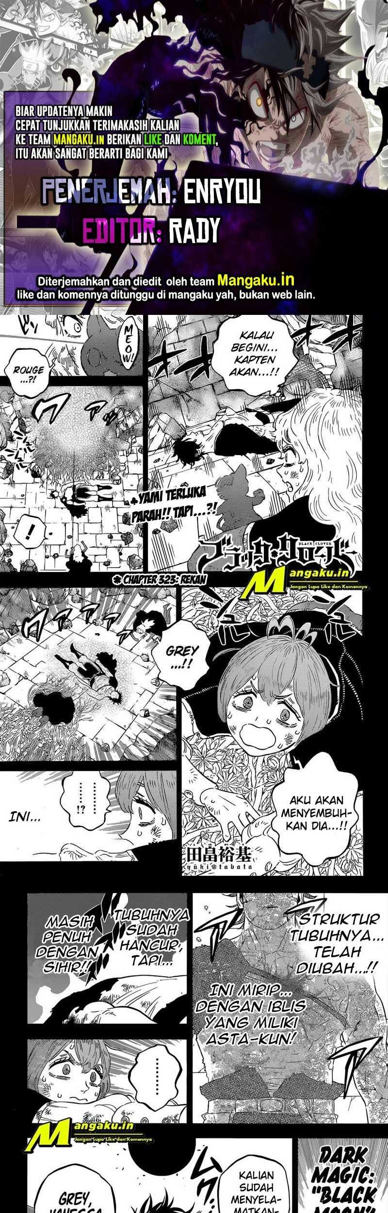 Baca Komik Black Clover Chapter 323 Gambar 1