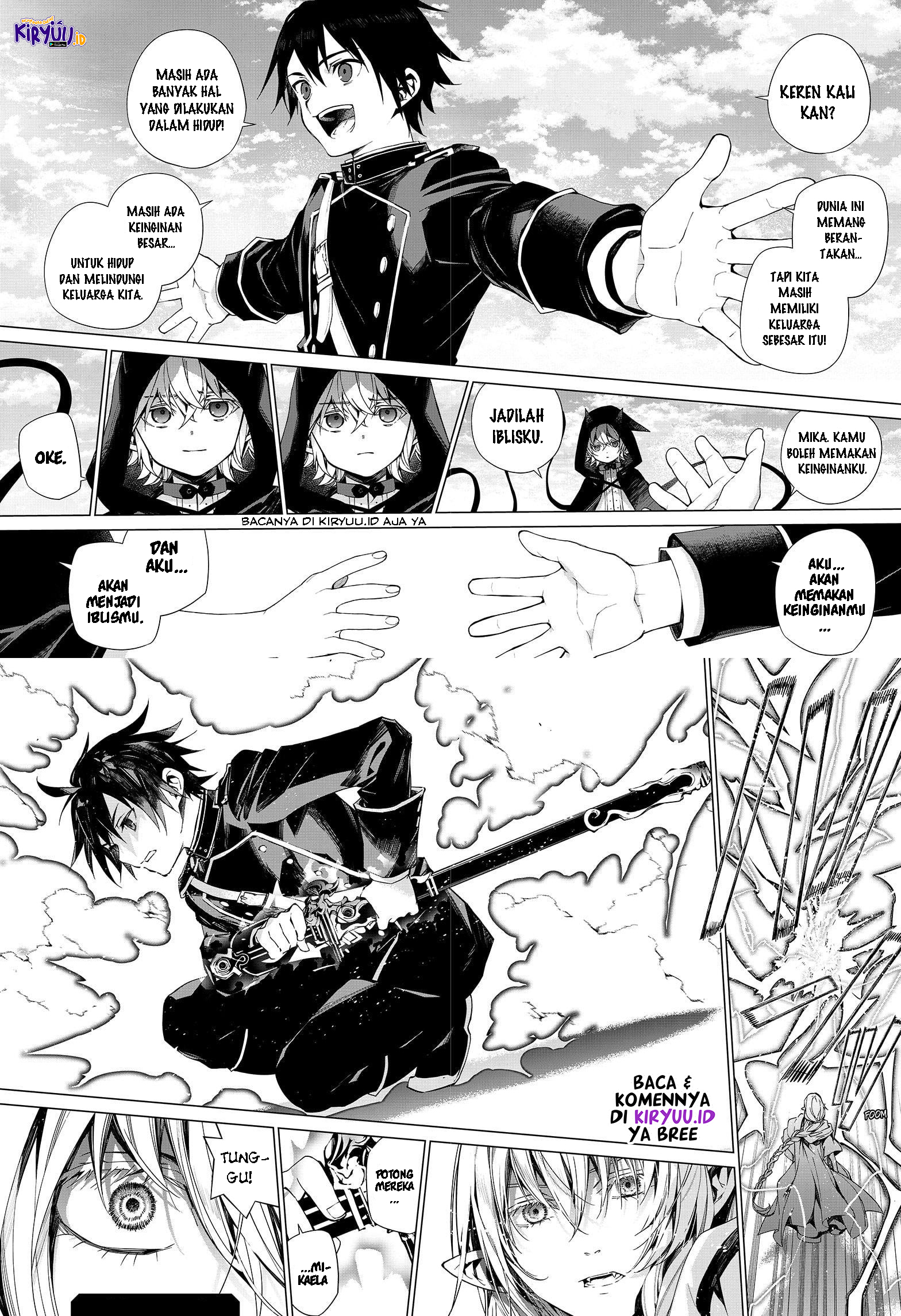 Owari no Seraph Chapter 107 Gambar 30