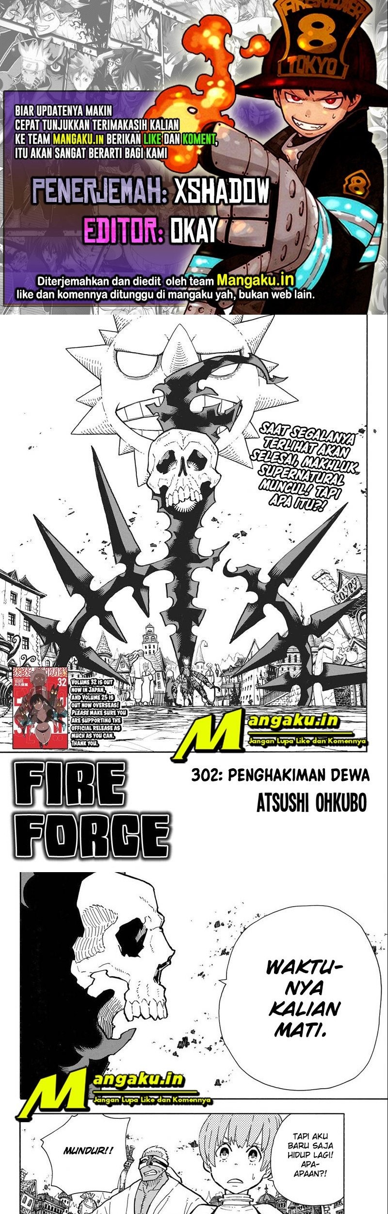 Baca Komik Fire Brigade of Flames Chapter 302 Gambar 1