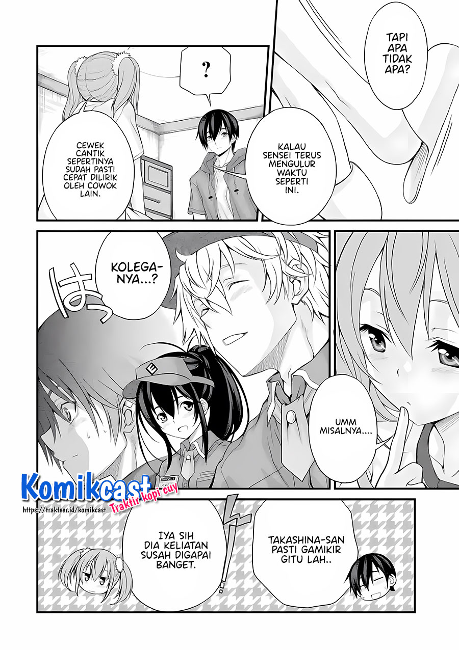 Kirei na Kurokami no Takashina-san (Mushoku) to Tsukiau Koto ni Natta Chapter 10.2 Gambar 5