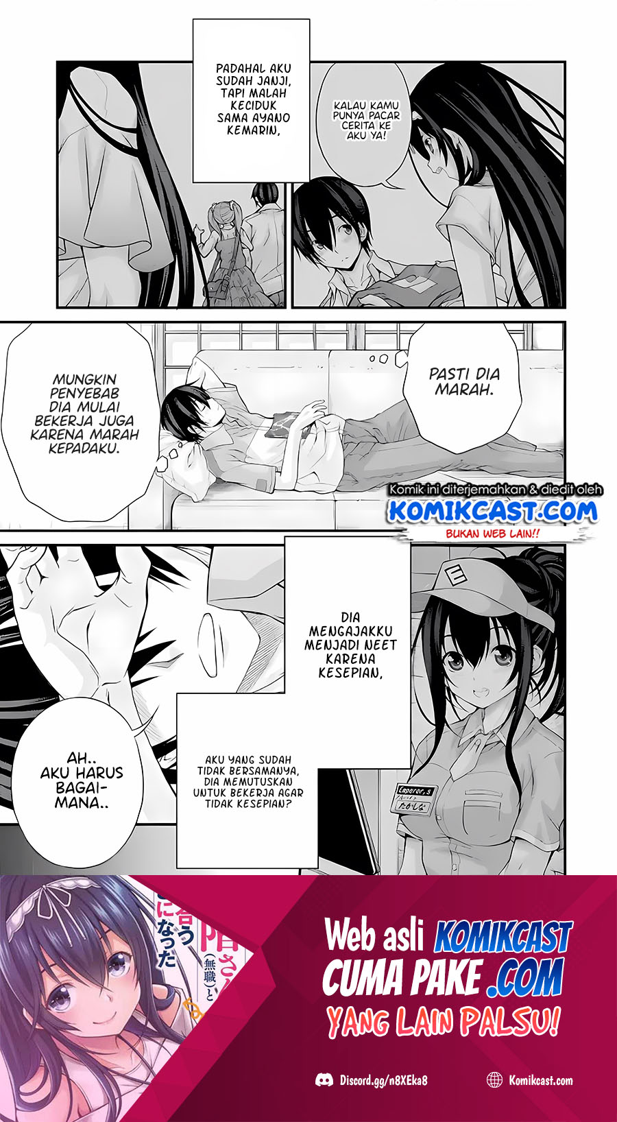 Kirei na Kurokami no Takashina-san (Mushoku) to Tsukiau Koto ni Natta Chapter 10.2 Gambar 8