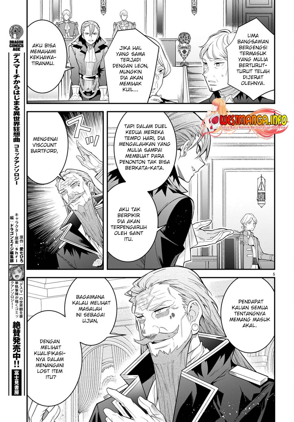 Otome Game Sekai wa Mob ni Kibishii Sekai Desu Chapter 40 Gambar 7