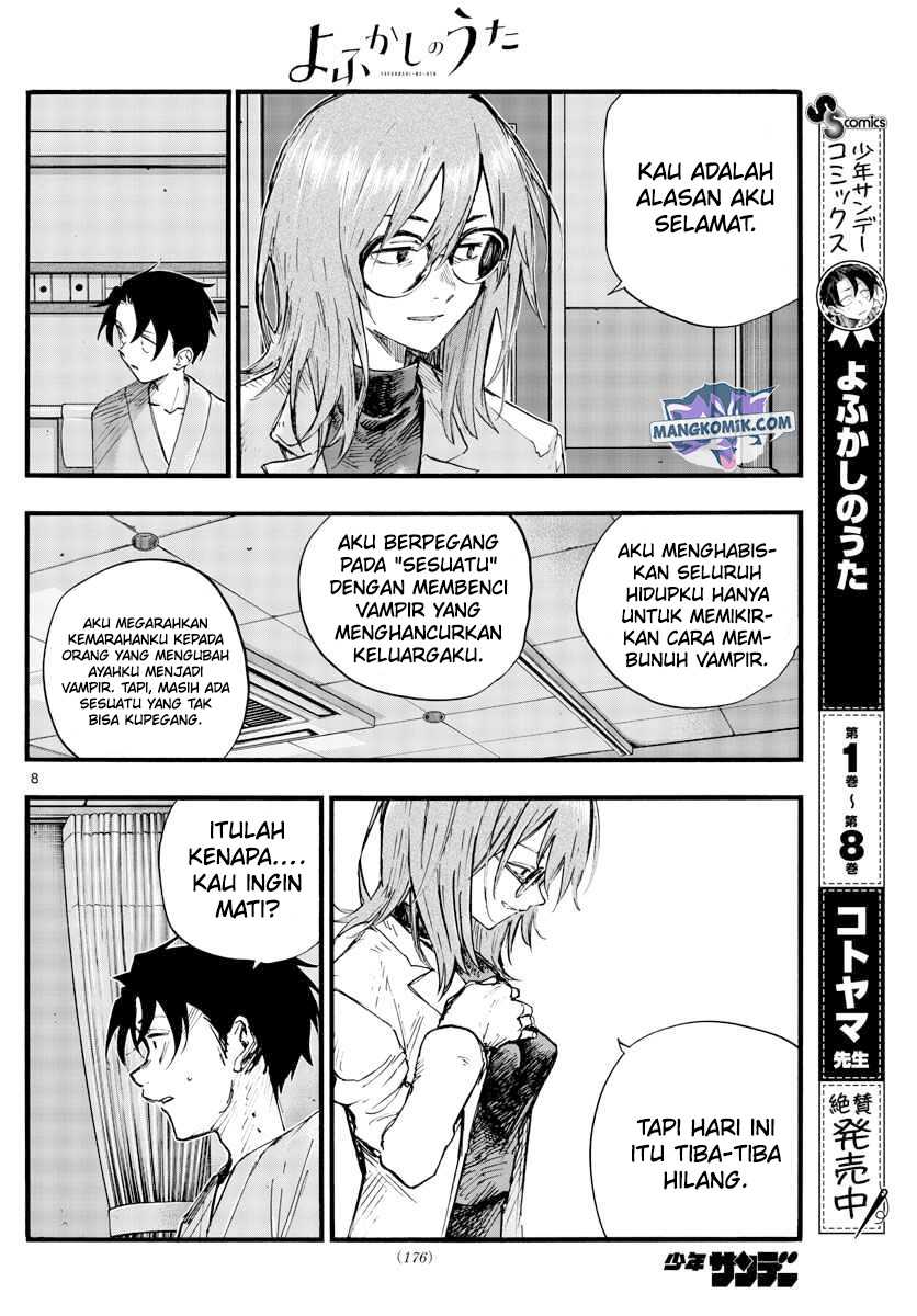 Yofukashi no Uta Chapter 93 Gambar 9