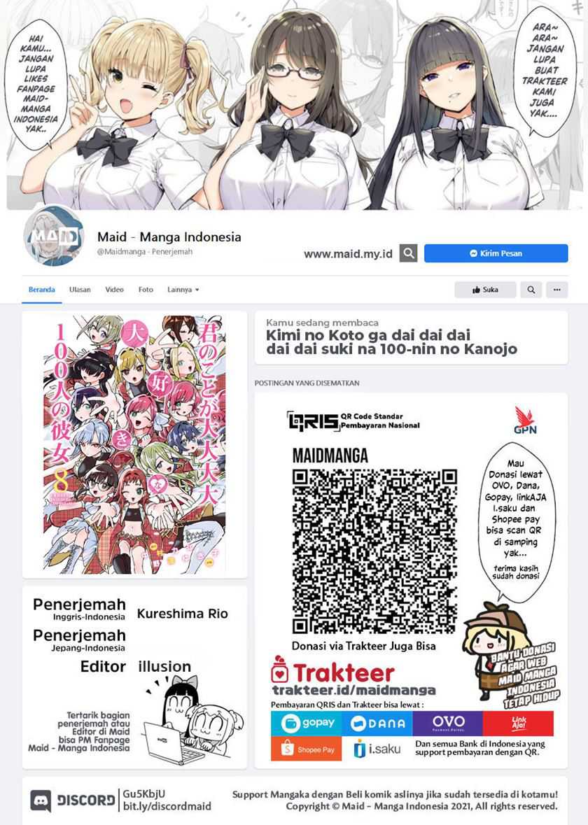 Baca Manga Kimi no Koto ga Dai Dai Dai Dai Daisuki na 100-ri no Kanojo Chapter 82 Gambar 2