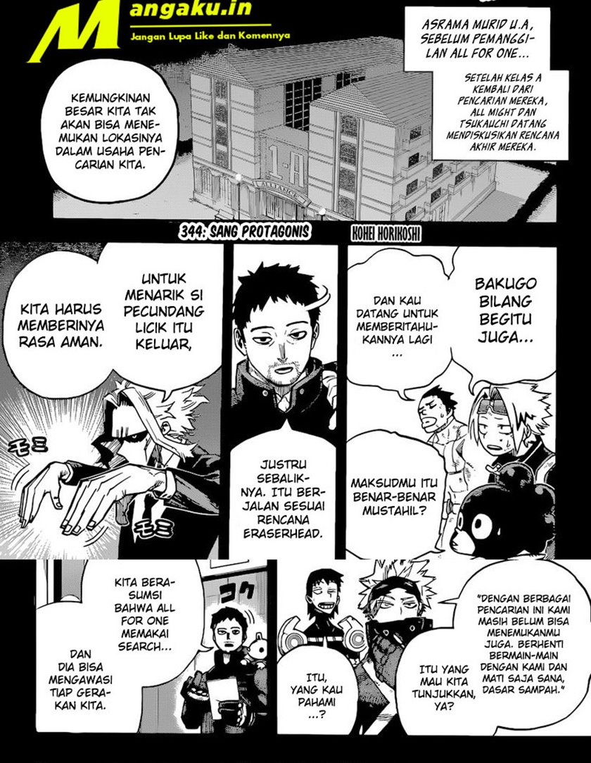 Baca Manga Boku no Hero Academia Chapter 344 Gambar 2