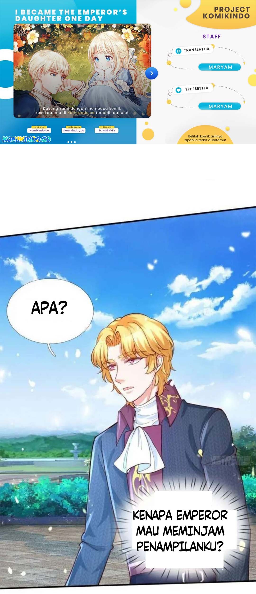 Baca Komik I Became The Emperor’s Daughter One Day Chapter 140 Gambar 1