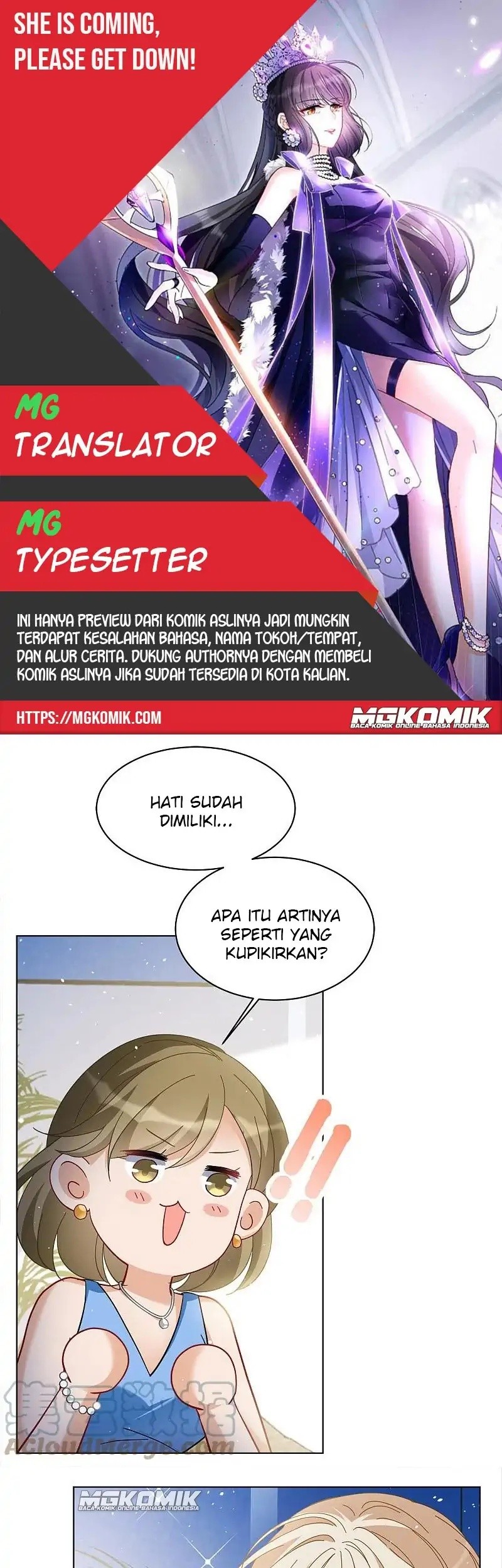 Komik She Is Coming, Please Get Down! Chapter 68.1 gambar nomor 1